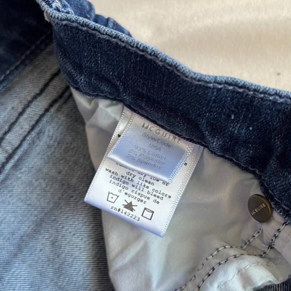 McGuire Denim Newton Skinny Dark Wash Stretch Ankle Jeans Size 27 - Picture 6 of 7